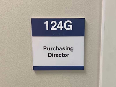 ADA Compliant Signs Photo